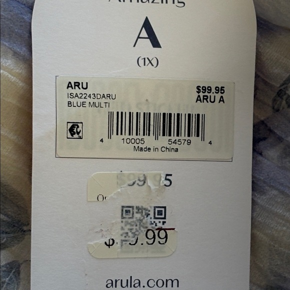 ARULA. Floral One-Shoulder Dress.  SIZE.  1X - Picture 13 of 13